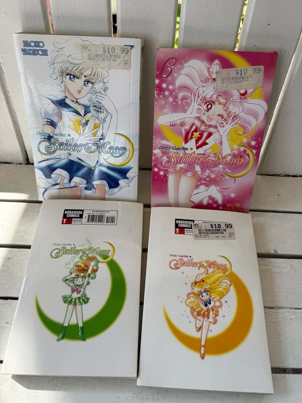 Sailor Moon collectible lot of 4 paperback books